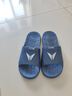 拖鞋夏季居家浴室洗澡防护静音拖鞋外穿百搭潮流时尚情侣拖鞋 藏青【软底不臭脚】 44-45码（适合43-44码） 实拍图