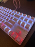 CHERRY樱桃 MX8.2 Xaga曜石 无线键盘 三模机械键盘 兼容MAC系统 三透PBT键帽 客制化键盘  粉色银轴  实拍图