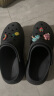 卡骆驰crocs檀健次同款经典泡芙洞洞鞋百舒适男沙滩鞋女鞋休闲鞋|207521 黑色-001(含智必星) 36 (220mm) 37 实拍图