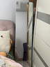 飞旺藤达全身落地镜子壁挂贴墙卧室玄关穿衣镜化妆镜铝合金简约北欧大镜子 优雅白40*150【摆挂两用】 高清成像 合金边框 实拍图
