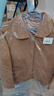 尚都比拉短款100%羊毛大衣女小个子秋冬休闲双面毛呢外套 驼色 M  实拍图