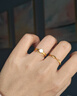 周六福5G工艺波纹戒黄金戒指女生日礼物计价AW015681 13号 约0.64g 实拍图
