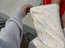 衣然呈品波点宽松休闲裤女士秋季垂感百搭甜美小个子阔腿简约舒适长裤子女 浅杏色 M 【建议90-110斤】 实拍图