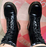 马丁（DR.MARTENS）1460 W英伦女款春季经典款通勤光面皮黑色马丁靴 黑色 37 建议拍大一码 实拍图