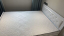 臻酷 实木床带软靠双人床婚床可储物北欧床 白色 单床（送配套床垫 150*200双抽 实拍图