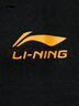 李宁速干T恤丨抗菌圆领短袖T恤男子夏季户外印花休闲宽松运动上衣 【图案LOGO】黑色夏369-3 XL 实拍图