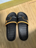 朦朦兔流氓兔拖鞋男士夏季室内浴室洗澡防滑软底踩屎感家用卡通凉拖鞋女 黑色 42-43 标准码 实拍图