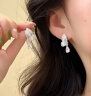 KRISTEN JUDI蝴蝶耳钉女银针蓝色水晶耳饰长款流苏耳环甜美小众送女友生日礼物 七夕情人节生日礼物实用纪念日 银针高级感首饰品表白礼盒 实拍图