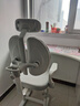 彩虹宝贝 儿童学习椅中小学生家用写字椅可调节手摇升降靠背座椅追背椅 追背椅+扶手+头枕-灰【专利款】 学习椅6-18岁儿童书桌椅 实拍图