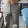 七匹狼休闲裤男天丝抗菌弹力裤子夏季商务直筒长裤通勤男裤【四季款】 701(卡其色)-冰感天丝抗菌 31 78A 实拍图