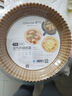 茶花（CHAHUA）空气炸锅纸食品级烘焙专用本色硅油纸双面圆形不沾烤箱 中号 【50张】 原生木浆护锅免洗 实拍图