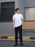 劲霸男装男士polo衫男纯色时尚休闲百搭多彩夏季短袖|FTBG2381 白色 XL 实拍图