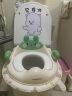 世纪宝贝（babyhood）儿童坐便垫马桶辅助器马桶圈宝宝马桶盖坐垫圈小孩如厕训练神器 【1-7岁】PVC软垫 薄荷绿 实拍图