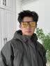 蔡司（ZEISS）镜片磁吸墨镜开车专用近视眼镜男防蓝光大脸配镜多边框显瘦眼镜片 黑色 眼镜框 实拍图