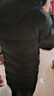 京东京造羽绒服男款秋冬休闲90绒舒适百搭长款宽松连帽保暖外套 黑色 M 实拍图