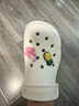 卡骆驰crocs檀健次同款经典泡芙洞洞鞋百舒适男沙滩鞋女鞋休闲鞋|207521 白色-100(含智必星) 36 (220mm) 37 实拍图