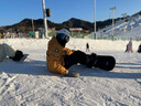 BISSFEED滑雪镜防雾男女雪地护目镜双层柱面滑雪眼镜可卡近视防风登山墨镜 黑色框水银镜片 实拍图