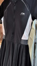 李宁（LI-NING）泳衣女连体裙式游泳衣遮肚显瘦抗氯速干温泉泳装546 黑色 L  实拍图