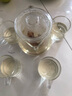 宣室堂茶壶玻璃耐高温泡茶壶玻璃茶具套装过滤茶水分离杯水壶花茶壶家用 企鹅壶650毫升+4个130毫升小杯 实拍图