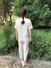 俞兆林（YUZHAOLIN）中老年人夏装女奶奶短袖衬衫宽松老太太衣服妈妈装夏季开衫两件套 FHD61884471 红色单上衣 2XL  建议100-115斤 实拍图