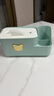 京东物流 纸巾盒客厅茶几创意轻奢多功能卧室桌面遥控器收纳抽纸 薄荷绿 小号【多功能收纳】 实拍图