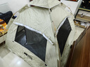 探险者帐篷天幕户外便携式折叠天幕帐篷野营加厚过夜露营装备全套 米黄银胶天幕+帐篷丨3-5人 实拍图
