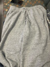 Abercrombie & Fitch经典小麋鹿图案男装24春秋抓绒美式baggy风运动卫裤134-4099 灰色 L (180/86A) 实拍图