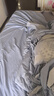 富安娜纯棉床上四件套60支长绒棉床单被套双人加大床品套件230*229cm 实拍图