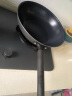 三禾无涂层不粘炒锅炒菜锅钛合金钛钛锅32cm天穹黑配钢铲LC32S1 实拍图
