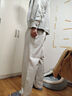 马登工装美式复古那不勒斯长裤巴黎扣宽松直筒男士休闲裤廓格尔西裤男 浅灰 【意式复古/春秋裤子男款】 36 实拍图