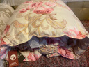 奈士迪 95%白鹅绒被柔面料羽绒被子冬天被芯95%白鹅绒冬被冬季 冬厚被 粉色印花 200*230cm冬款(填充1200g) 实拍图