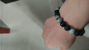 沐芊 手链男火山石手串高级感佛珠菩提首饰送礼男士礼物幻夜黑曜珠子 火山石手串 实拍图