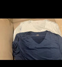 简云冰丝无痕短袖t恤男士莫代尔打底衫运动健身白色汗衫贴身内衣夏季 【V形领】麻灰 XL 【适合130-150斤】 实拍图
