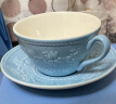 WEDGWOOD[618保价]欢愉假日咖啡杯碟陶瓷茶杯碟高颜值杯碟情侣杯 欢愉假日蓝色杯碟1个200ml 实拍图