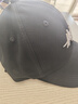 千牧朗帽子男女韩版时尚棒球帽软顶帅气显脸小防晒鸭舌帽户外休闲遮阳帽 黑色 实拍图
