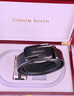 Cohnim kevin奢侈品牛皮男士皮带自动扣裤腰带送父亲老公男友情人节生日礼物 T038套装c06774金+ c06654金 实拍图