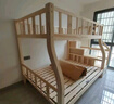 筱环上下床实木上下铺儿童床男孩女孩高低床成人双层床子母床 梯柜款+书架+床垫*2 上铺宽160下铺宽180-全实木 实拍图
