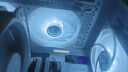 Thermalright（利民）TL-C12W-S V3 X3白色ARGB12cm机箱风扇 无限镜灯光风扇 幻彩风扇ARGB 4PIN PWM调速风扇 实拍图