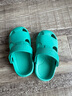 婧麒（JOYNCLEON）儿童拖鞋夏季男女宝宝拖鞋居家包头洞洞鞋凉鞋软底防滑儿童沙滩鞋 纯浅绿色 24 /25码【内长15cm脚长14cm】 实拍图