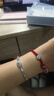 潮色绘三丽鸥HelloKitty纯银手镯子女孩子生日礼物女生银镯子礼物 6089 实拍图