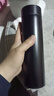 花卜丸智能显温保温杯316不锈钢保热冷男女泡茶水分离杯便携壶水杯礼物 商务黑-带温显500ML+抗菌不锈钢 实拍图