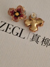 ZEGL花朵耳环女耳饰耳钉925银针气质高级感轻奢送闺蜜生日礼物 实拍图