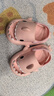 SEVEN ONLY OLINE小鲨鱼宝宝凉鞋男女童夏季可爱小孩婴幼儿两穿拖鞋外穿儿童洞洞鞋 仙粉【升级版】 14 0 内长14cm 脚长13穿 实拍图