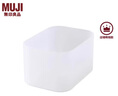 无印良品（MUJI） 聚丙烯化妆盒  桌面收纳盒 梳妆台收纳 1/2 150*220*86mm  F5A7002 实拍图