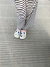 森马洞洞鞋女夏季新款外穿高级感厚底增高踩屎感包头拖鞋防滑沙滩凉鞋 白红 35-36 实拍图