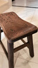 游复吟鸡翅木小木凳木头凳子小木矮凳子便携实木家用实木出租房用卫生间 深棕色长29*宽15* 高15cm 实拍图