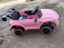 HF儿童电动车四轮汽车可坐人可遥控摇摆男女孩宝宝玩具童车充电礼物 中国红【遥控+大电瓶+蓝牙音乐】 实拍图