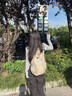 卫辞户外登山包可折叠旅行包轻便双肩包男女爬山装备专业背包徒步旅游 【超轻-可折叠】白灰 实拍图