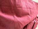 无印良品全棉双层纱四件套100%纯棉简约床单被套家用宿舍床笠被罩床上用品 玫瑰佳人-红【全棉双层纱 超裸睡】 1.8m 床笠款 四件套-被套200*230cm 实拍图