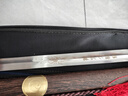 龙泉宝剑太极剑河图武术剑不锈钢比赛男女晨练软剑刀鸡翅木厂家批发未开刃 黄铜起脊款 30寸 实拍图